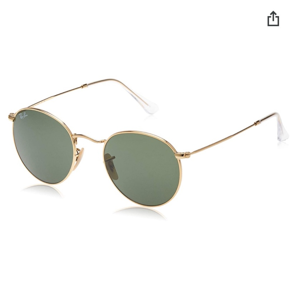 RayBan Round Metal Sunglasses